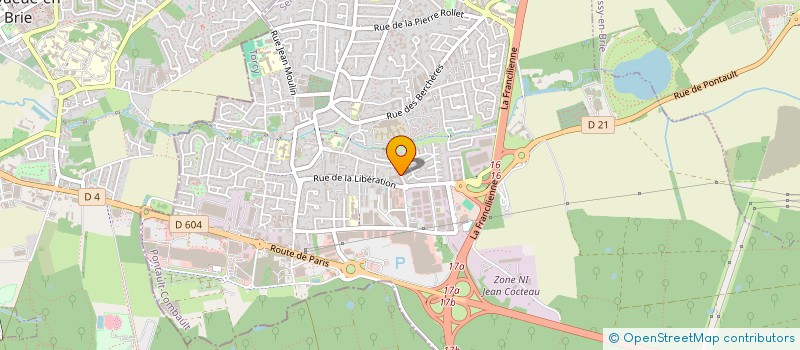 localisation de l'entreprise MONSIEUR CLEMENT M CHAR  PONTAULT-COMBAULT