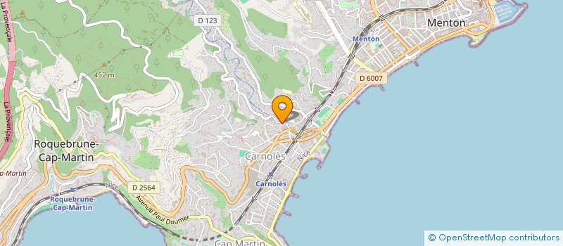 localisation de l'entreprise MONSIEUR CLEMENT MACCAGNO à ROQUEBRUNE-CAP-MARTIN
