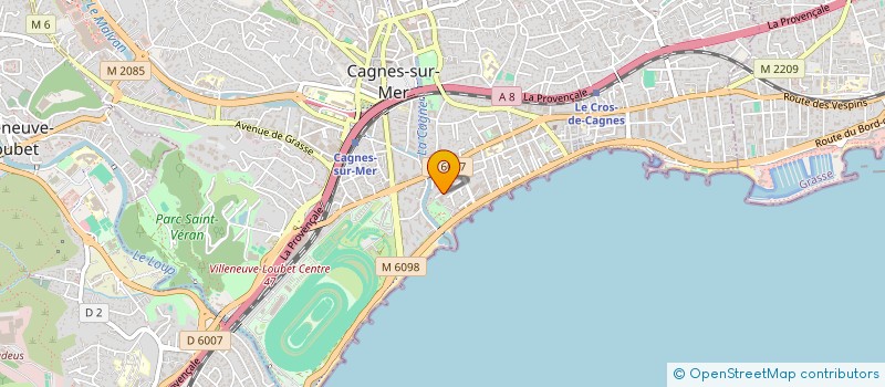 localisation de l'entreprise MONSIEUR CLEMENT MACHERET à CAGNES-SUR-MER