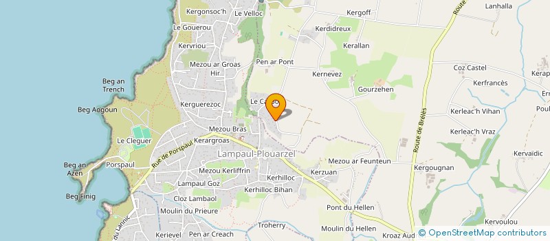 localisation de l'entreprise MONSIEUR CLEMENT MAHE  PLOUARZEL