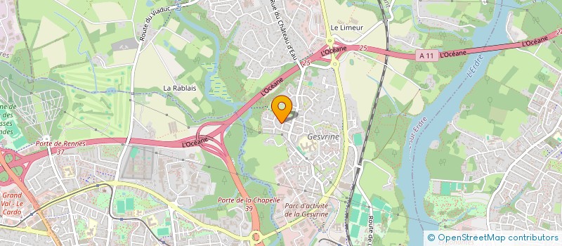 localisation de l'entreprise MONSIEUR CLEMENT MAHIEU  LA CHAPELLE-SUR-ERDRE