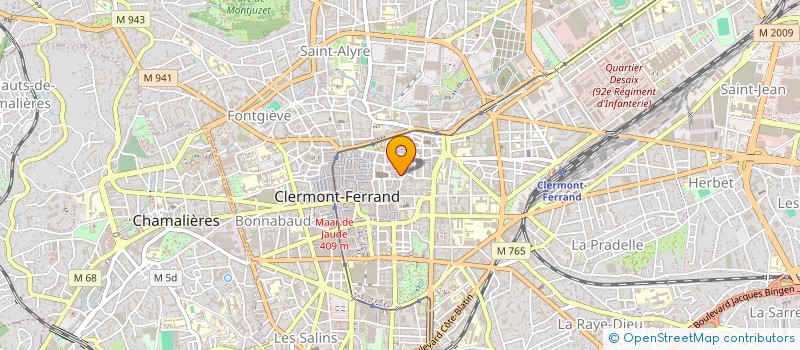 localisation de l'entreprise MONSIEUR CLEMENT MALLARD à CLERMONT-FERRAND
