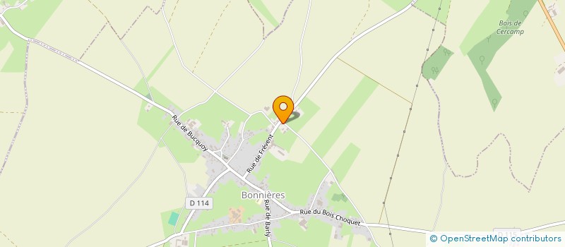 localisation de l'entreprise MONSIEUR CLEMENT MALOU  BONNIERES