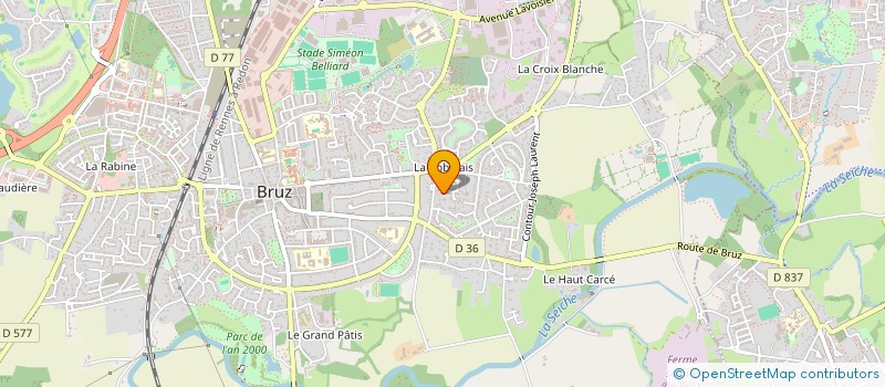 localisation de l'entreprise MONSIEUR CLEMENT MARCE  BRUZ