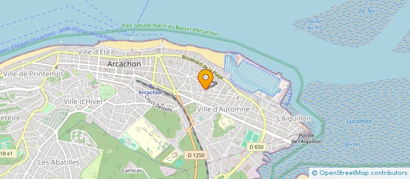 localisation de l'entreprise MONSIEUR CLEMENT MARCON  ARCACHON