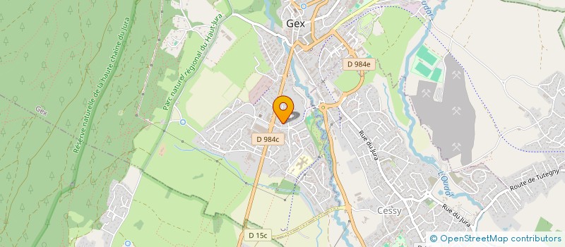 localisation de l'entreprise MONSIEUR CLEMENT MARCUCCI  GEX