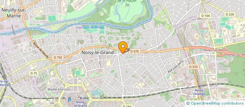 localisation de l'entreprise MONSIEUR CLEMENT MARIE à NOISY-LE-GRAND