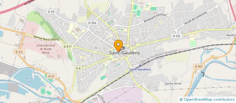 localisation de l'entreprise MONSIEUR CLEMENT MARIN  SAINT-GAUDENS