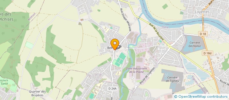 localisation de l'entreprise MONSIEUR CLEMENT MARQUET  CHARLIEU