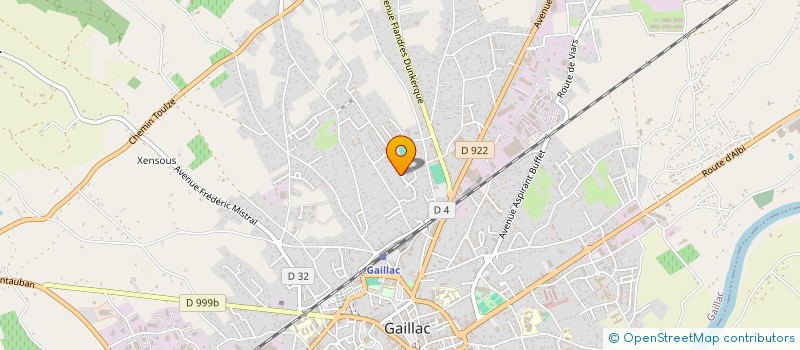 localisation de l'entreprise MONSIEUR CLEMENT MARTEL  GAILLAC