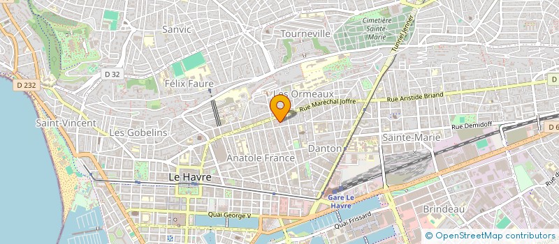 localisation de l'entreprise MONSIEUR CLEMENT MARTIN à LE HAVRE