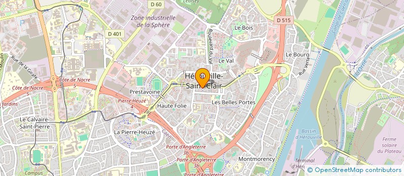 localisation de l'entreprise MONSIEUR CLEMENT MARTIN à HEROUVILLE-SAINT-CLAIR