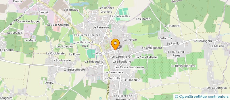 localisation de l'entreprise MONSIEUR CLEMENT MARTIN à AVOINE