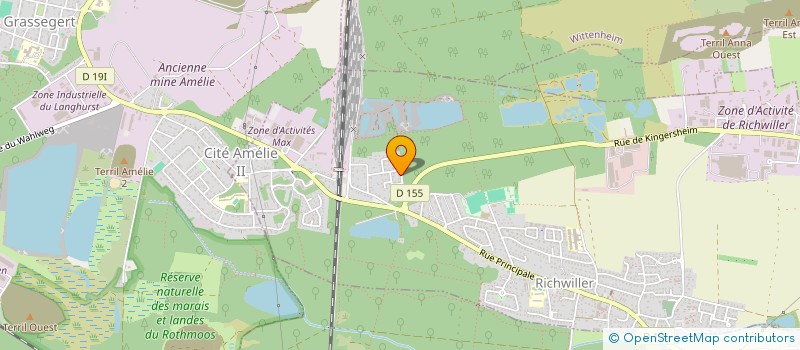 localisation de l'entreprise MONSIEUR CLEMENT MARTIN  RICHWILLER