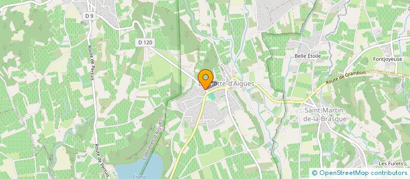 localisation de l'entreprise MONSIEUR CLEMENT MARTIN  LA MOTTE-D'AIGUES