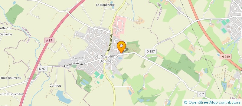 localisation de l'entreprise MONSIEUR CLEMENT MARTIN CLEMENT à CHOLET