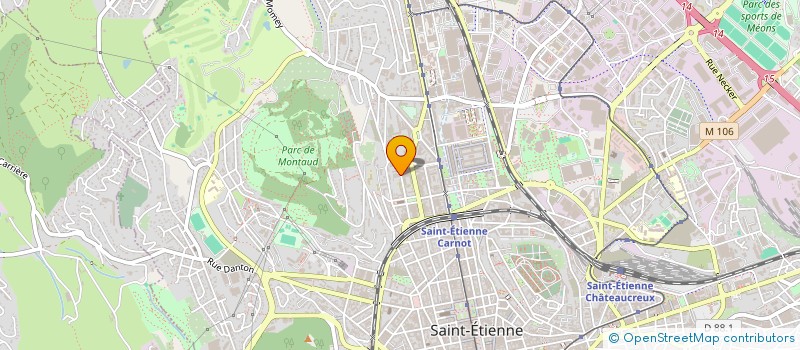 localisation de l'entreprise MONSIEUR CLEMENT MARTINEZ  SAINT-ETIENNE