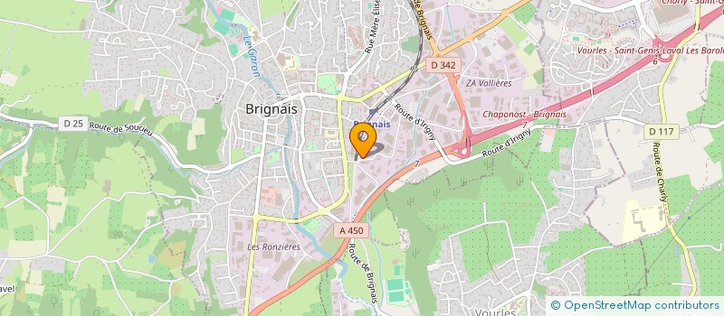 localisation de l'entreprise MONSIEUR CLEMENT MARTINEZ à BRIGNAIS