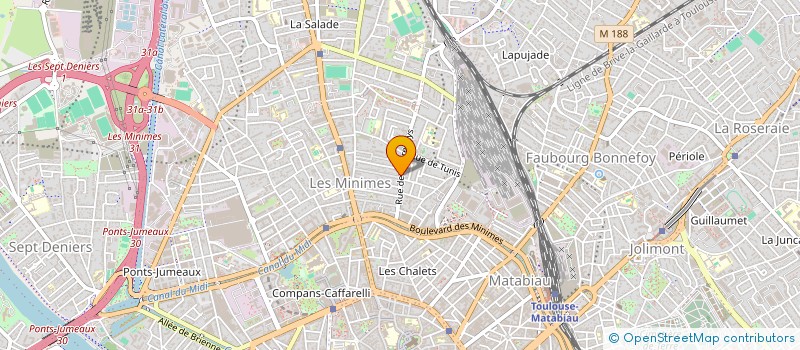 localisation de l'entreprise MONSIEUR CLEMENT MARTINEZ  TOULOUSE