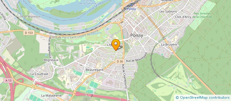 localisation de l'entreprise MONSIEUR CLEMENT MARTINIS  POISSY