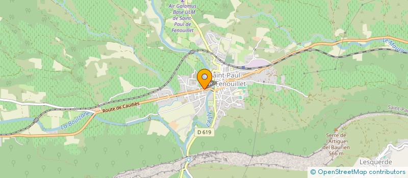 localisation de l'entreprise MONSIEUR CLEMENT MASIP  SAINT-PAUL-DE-FENOUILLET