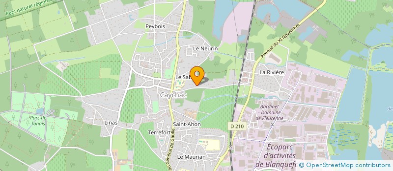 localisation de l'entreprise MONSIEUR CLEMENT MASSOT à BLANQUEFORT
