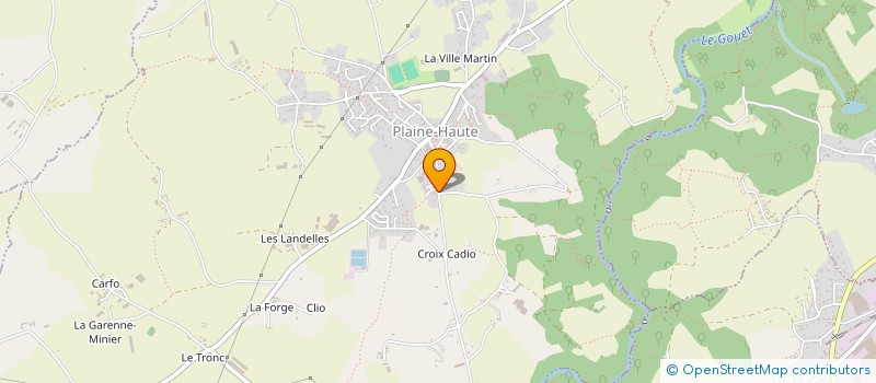 localisation de l'entreprise MONSIEUR CLEMENT MATHIEU  PLAINE-HAUTE