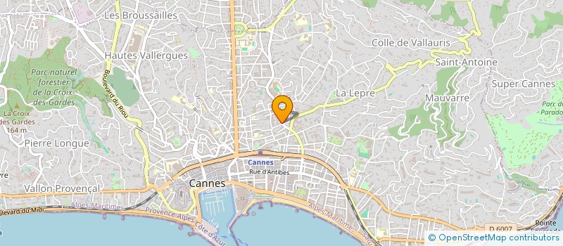 localisation de l'entreprise MONSIEUR CLEMENT MATHIEU à CANNES