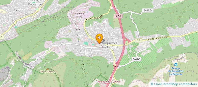 localisation de l'entreprise MONSIEUR CLEMENT MATHIS  ROQUEFORT-LA-BEDOULE