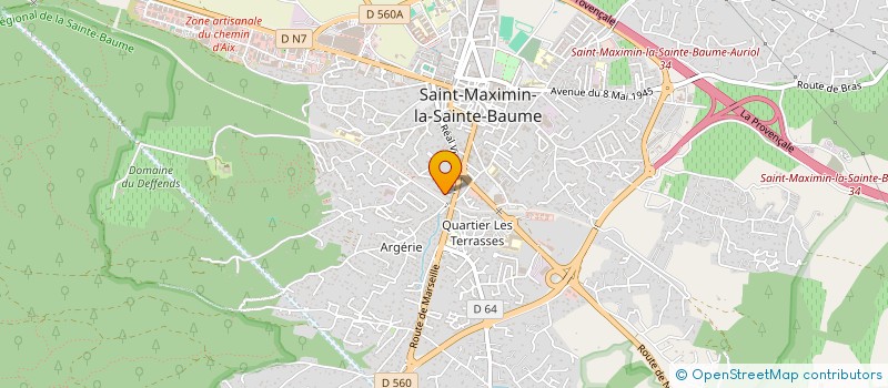 localisation de l'entreprise MONSIEUR CLEMENT MATTIO à ST MAXIMIN LA STE BAUME