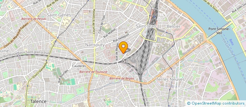 localisation de l'entreprise MONSIEUR CLEMENT MAZIERES à BORDEAUX