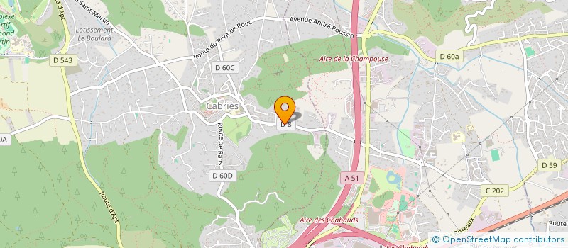 localisation de l'entreprise MONSIEUR CLEMENT MECHIN  CABRIES