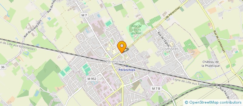 localisation de l'entreprise MONSIEUR CLEMENT MEGRET  PERENCHIES