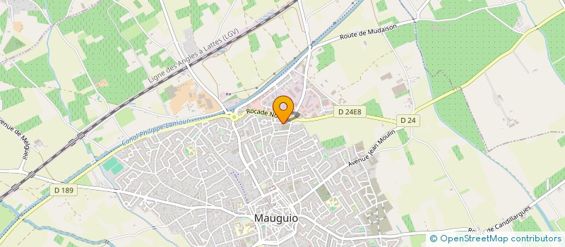 localisation de l'entreprise MONSIEUR CLEMENT MEGRET  MAUGUIO