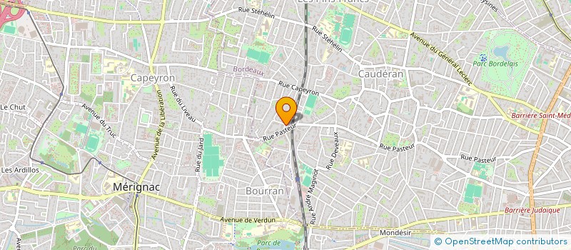 localisation de l'entreprise MONSIEUR CLEMENT MEILLAN  BORDEAUX