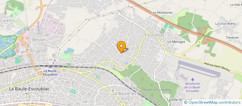 localisation de l'entreprise MONSIEUR CLEMENT MELLOUET à LA BAULE-ESCOUBLAC