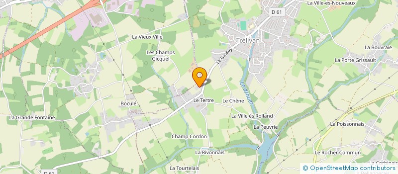 localisation de l'entreprise MONSIEUR CLEMENT MENARD  TRELIVAN