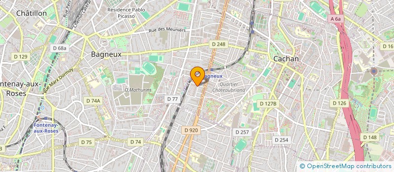 localisation de l'entreprise MONSIEUR CLEMENT MENDY à BAGNEUX