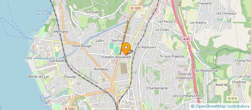 localisation de l'entreprise MONSIEUR CLEMENT MENOUX  AIX-LES-BAINS