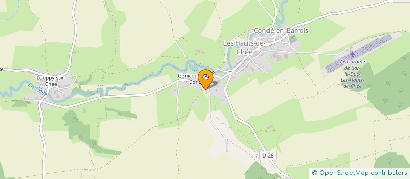 localisation de l'entreprise MONSIEUR CLEMENT MENUSIER à LES HAUTS-DE-CHEE