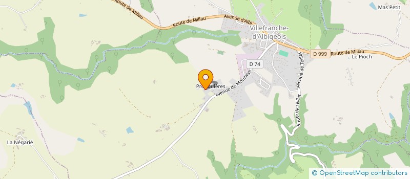 localisation de l'entreprise MONSIEUR CLEMENT MERCADIER  VILLEFRANCHE-D'ALBIGEOIS