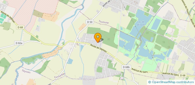 localisation de l'entreprise MONSIEUR CLEMENT MERIC-PONS  FONSORBES