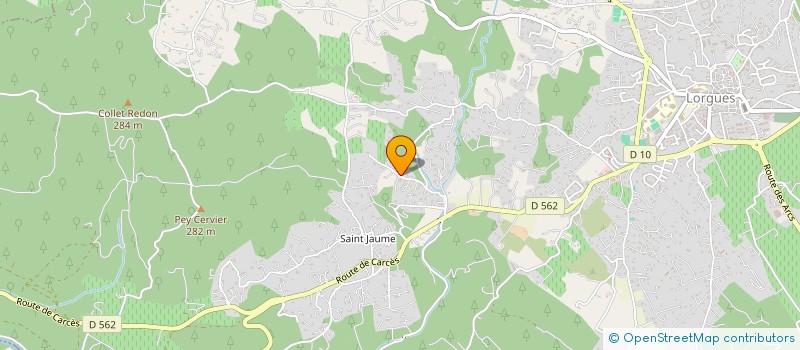 localisation de l'entreprise MONSIEUR CLEMENT MERLINO  LORGUES