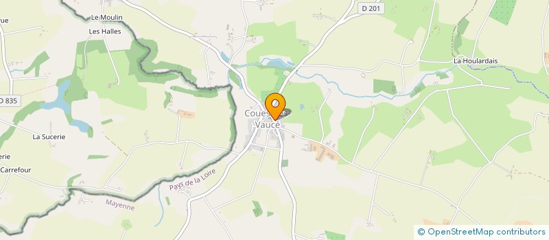 localisation de l'entreprise MONSIEUR CLEMENT MESSAGER  COUESMES-VAUCE