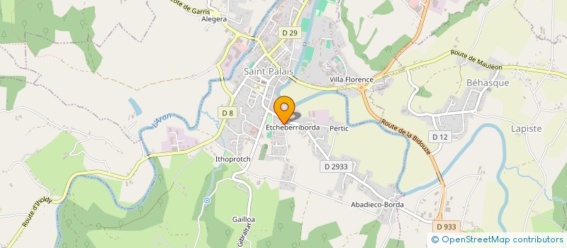 localisation de l'entreprise MONSIEUR CLEMENT METCHE  SAINT-PALAIS