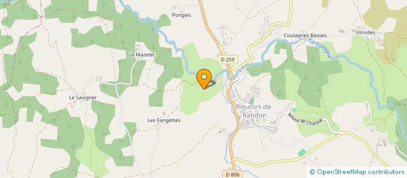 localisation de l'entreprise MONSIEUR CLEMENT MEYSSONNIER  MONTS-DE-RANDON