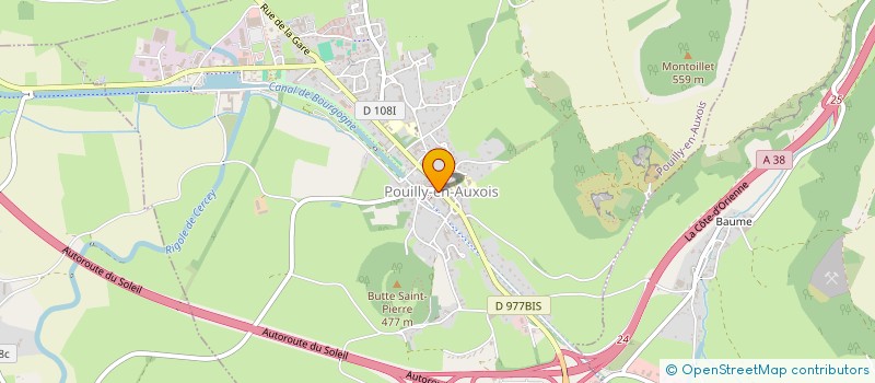 localisation de l'entreprise MONSIEUR CLEMENT MICARD  POUILLY-EN-AUXOIS