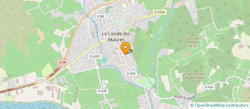localisation de l'entreprise MONSIEUR CLEMENT MICHEAU à LA LONDE-LES-MAURES
