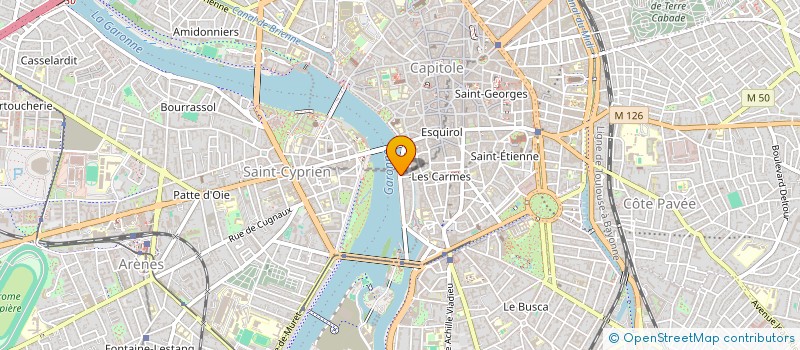 localisation de l'entreprise MONSIEUR CLEMENT MICHEL à TOULOUSE
