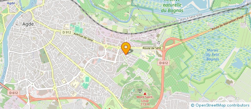 localisation de l'entreprise MONSIEUR CLEMENT MICHELIN  AGDE